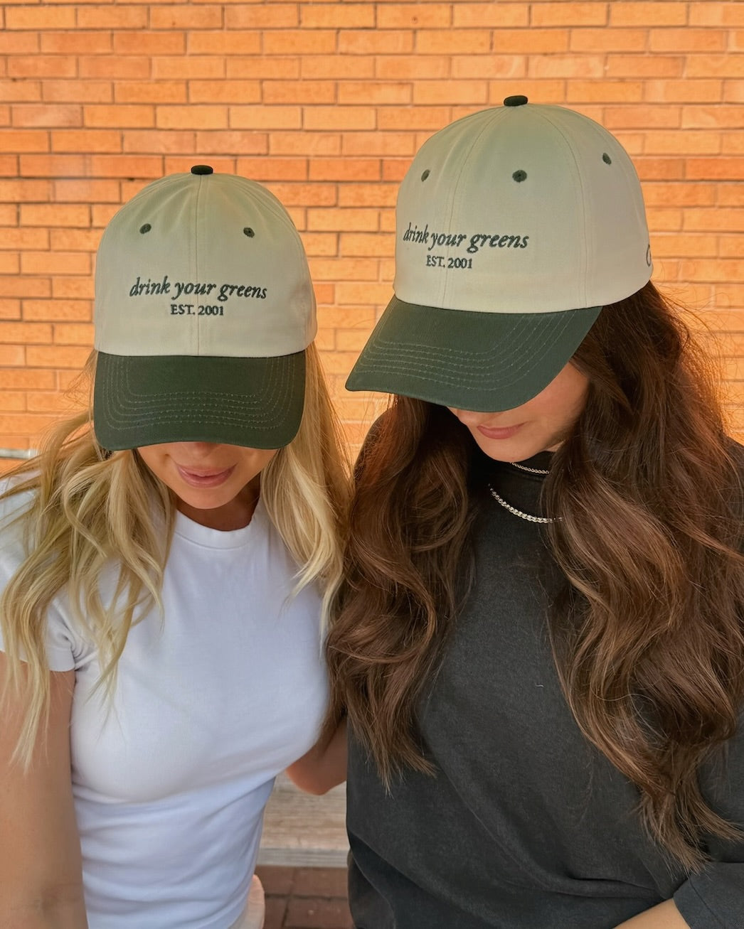 Drink Your Greens Two Toned Dad Hat