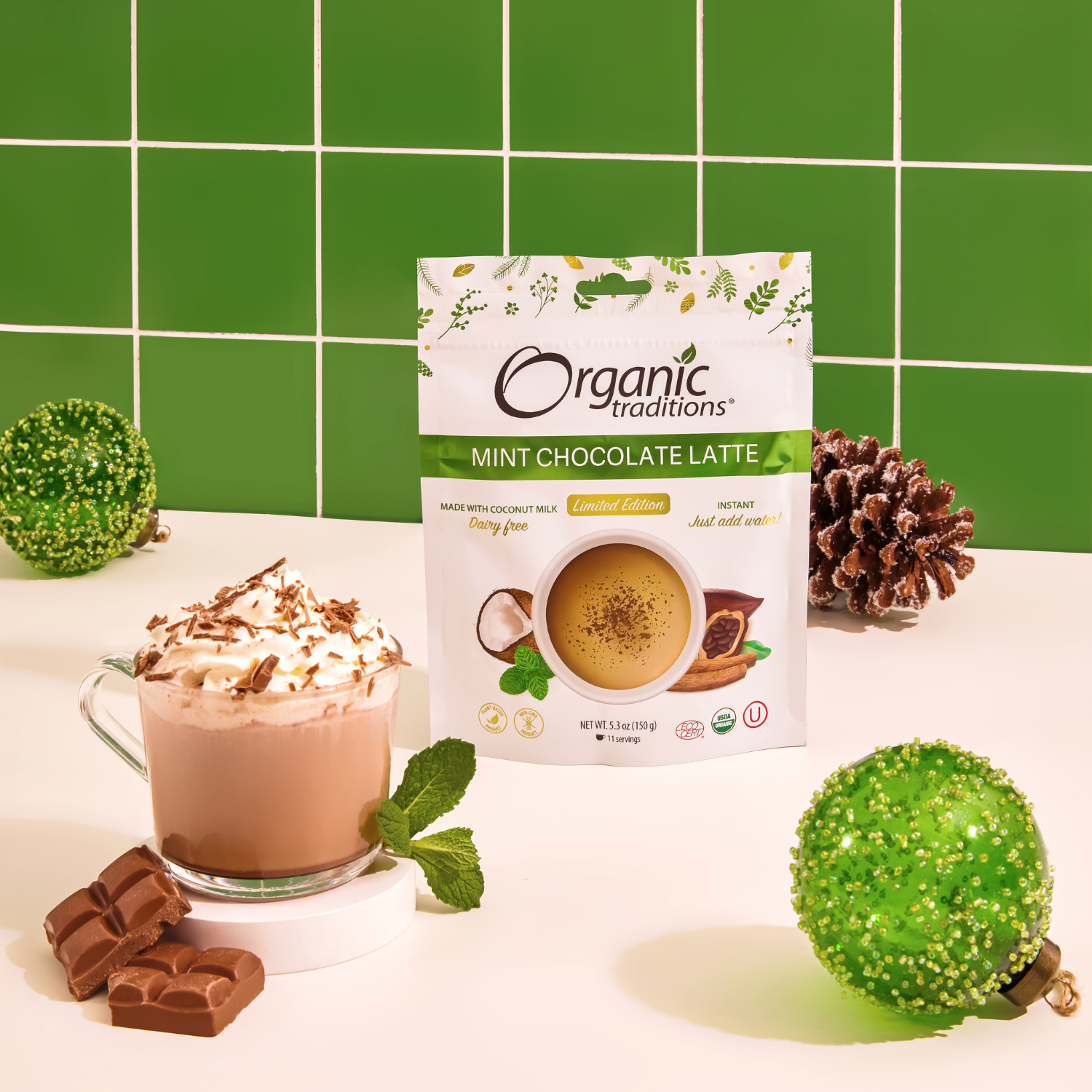 Organic Limited Edition Mint Chocolate Latte